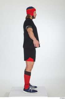 Erling dressed rugby clothing rugby player sports standing whole body…